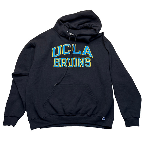 Vintage 90s Russell Hoodie Single Stitch Double Embroidery UCLA Bruins Hoodie XL - Picture 1 of 4